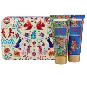 Heathcote & Ivory Merry & Wild Wildlife Story Bodycare Duo Tin Wash & Cream